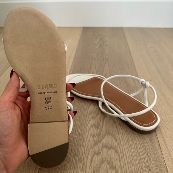 STAUD White Laurel Sandal, New - Picture 4 of 4